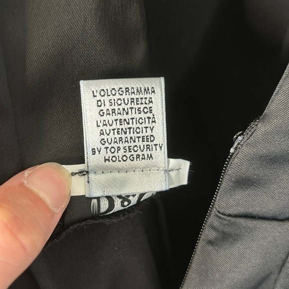 Dolce & Gabbana Black Sheath Midi Cocktail Dress Size 24 38 - Picture 10 of 10